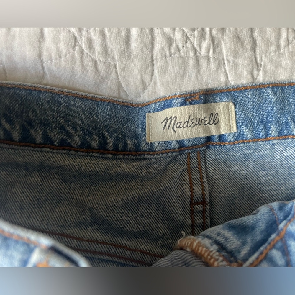 Madewell Light Blue Jean Shorts - Picture 3 of 4